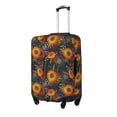thumbnail image 1 of Rateoe Sunflowers Printed Luggage Cover, Suitcase Protector Fits 18-32 Inch Luggage-X-Large, 1 of 7