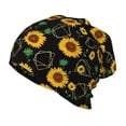 thumbnail image 1 of Rateoe Sunflowers3 Kids Beanie Warm Knit Beanie Hats Boys Girls Winter Hat Soft Slouchy Hats for Kids, 1 of 7