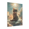 thumbnail image 1 of Rateoe Sunshine Cloud Kitten Pattern Decorative Picture – Unique Modern Wall Art, Ready-to-Hang Canvas Print for Home (Vertical), 1 of 6