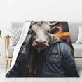 thumbnail image 1 of Rateoe Surrealist Cow Pattern Flannel Throw Blanket, Ultra-soft Blanket for Bed, Couch, Car, Hypoallergenic Anti-pilling blanket-40"x30"(Vertical), 1 of 6