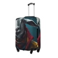 thumbnail image 1 of Rateoe Surrealist Goat Printed Luggage Cover, Suitcase Protector Fits 18-32 Inch Luggage-Small, 1 of 7