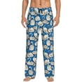thumbnail image 1 of Rateoe Swan Birds Pattern Men’s Ultra-Soft Comfy Pajama Lounge Pants Sleepwear,Comfortable Lounge Wear,lightweight Pajamas, Casual Home Wear-X-Large, 1 of 6