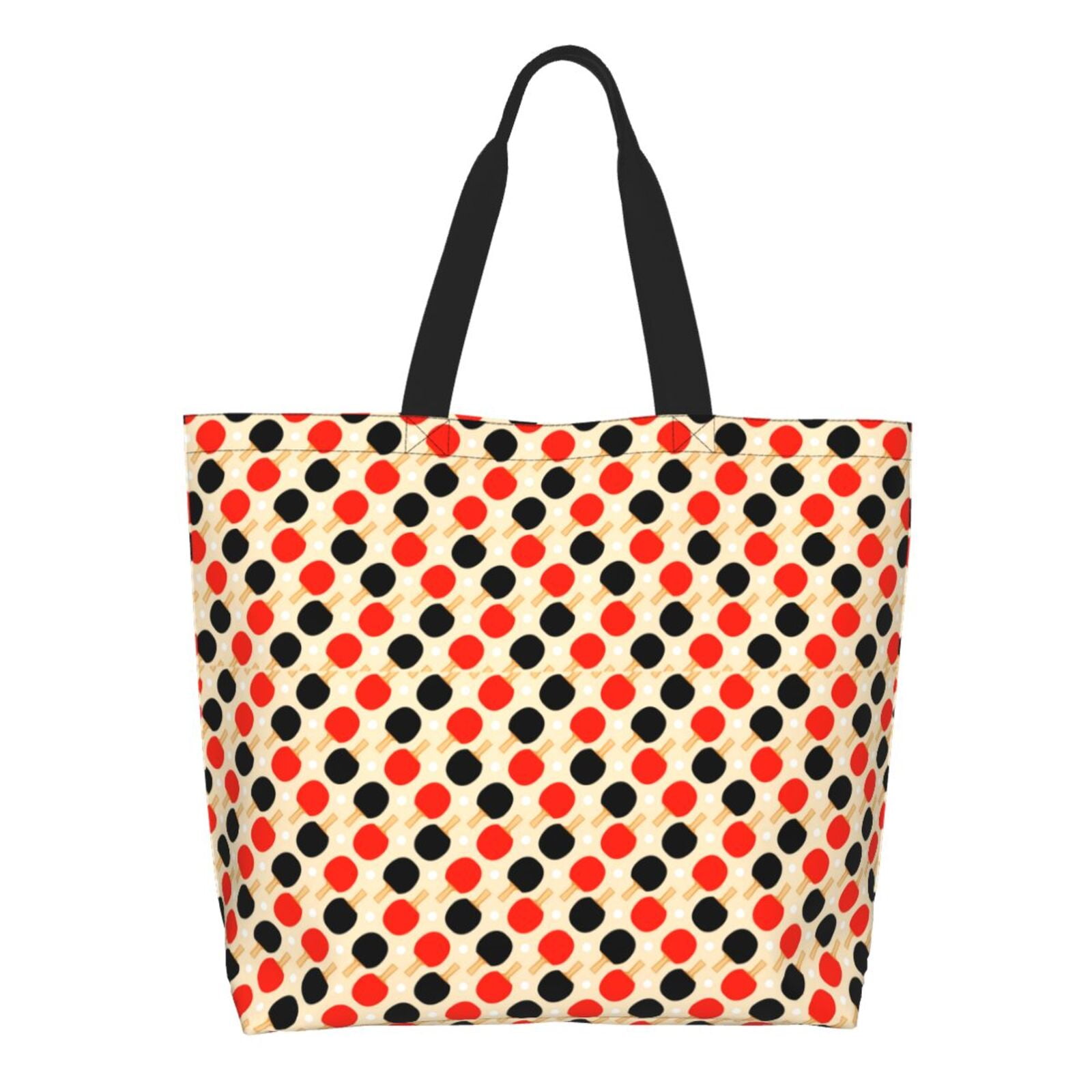 Rateoe Table Tennis Rackets Tote Bag - Waterproof Lightweight Handbags Travel Shoulder Bag for Hiking Yoga Gym Swimming Travel Beach
