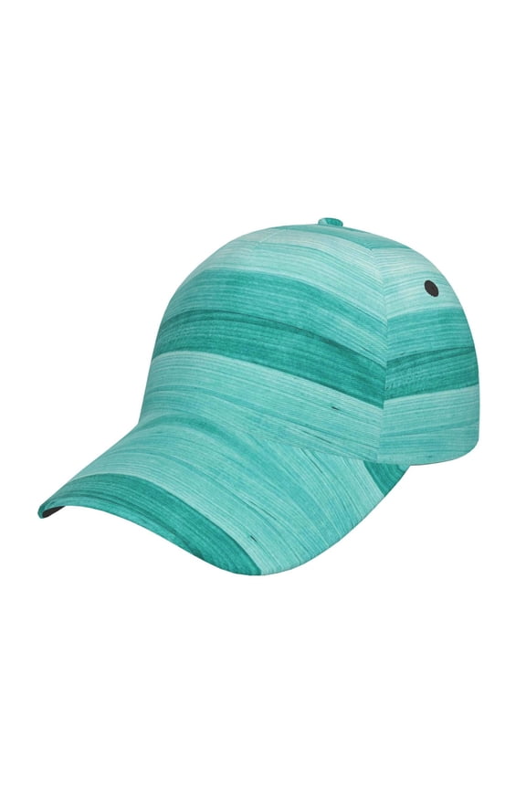 Teal Turquoise Pattern Baseball Cap Outdoor Cap Mountain Dad Hat - Unstructured Soft Cotton Cap-Adjustable UV Protection Cap