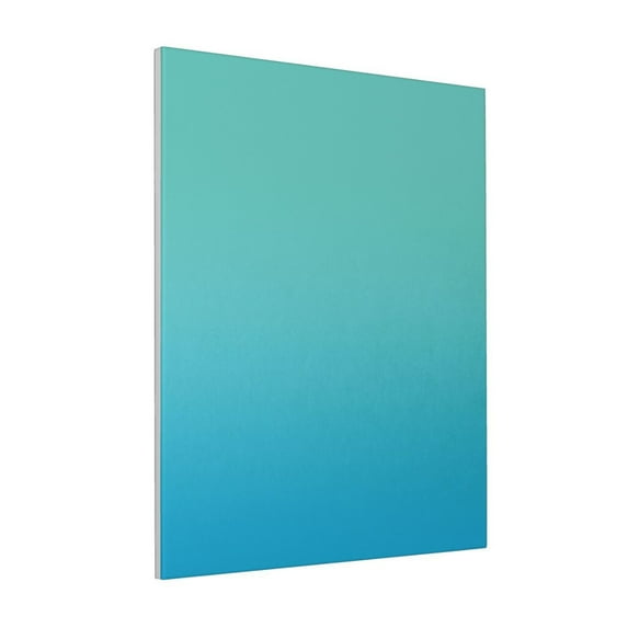 Rateoe Teal Turquoise Pattern Decorative Picture – Unique Modern Wall Art, Ready-to-Hang Canvas Print for Home (Vertical)