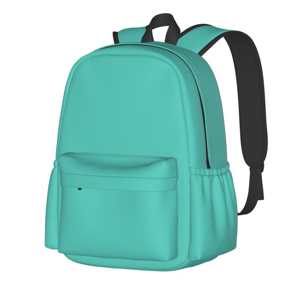 Rateoe Teal Turquoise Pattern Student Backpack,Backpack for School,Lightweight Bag,Travel Backpack,Outdoor Backpack,Large Capacity Backpack