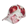 thumbnail image 1 of Rateoe Textured Heart Abstract Art Pattern Men’s Baseball Cap – Adjustable Curved Brim Hat, Soft Cotton Sports Cap for Outdoor, Casual, and Everyday Wear, Comfortable & Breathable, 1 of 6
