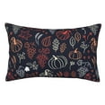 thumbnail image 1 of Rateoe Thanksgiving Pattern Decorative Pillow Case,Throw Pillow Covers,Plush Pillow Cover,Soft Pillow Case,Velvet Pillow Case-14"x20", 1 of 6
