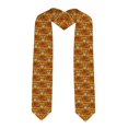 thumbnail image 1 of Rateoe Tiger Pattern Graduation Shawl Stole – Elegant Stole for Graduates ,Graduation Gown Accessory, Academic Stole-Sharp Corner, 1 of 7
