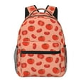 thumbnail image 1 of Rateoe Tomato Pattern Casual Backpack for School, Work, Travel – Adjustable Straps, Multiple Compartments – Ergonomic Design, Fits Laptops and Tablets, 1 of 5