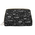 thumbnail image 1 of Rateoe Travel The World for Travel Makeup Bag,Large Capacity Cosmetic Bags for Women,Waterproof Portable Pouch Open Flat Toiletry Bag Make up Organizer, 1 of 8