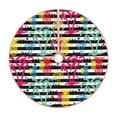 thumbnail image 1 of Rateoe Trendy Colorful Pineapples Pattern Christmas Tree Skirt with Ties, Christmas Tree Decorations, Farmhouse Christmas Decor Xmas Holiday Decorations-36", 1 of 6