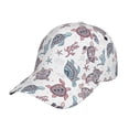 thumbnail image 1 of Rateoe Tribal Style Turtle Pattern Baseball Cap Outdoor Cap Mountain Dad Hat - Unstructured Soft Cotton Cap-Adjustable UV Protection Cap, 1 of 6