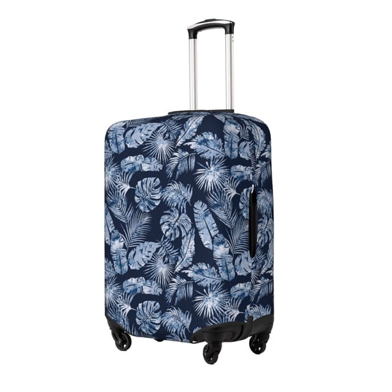 Rateoe Tropical Leaves Printed Luggage Cover, Suitcase Protector Fits 18-32 Inch Luggage-Medium