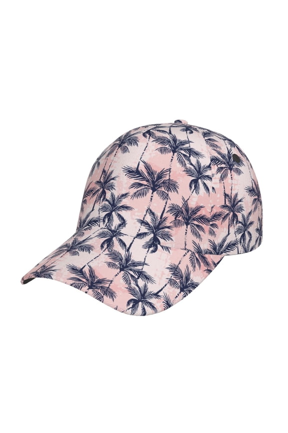 Tropics Palm Trees Pattern Baseball Cap Outdoor Cap Mountain Dad Hat - Unstructured Soft Cotton Cap-Adjustable UV Protection Cap