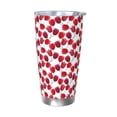 thumbnail image 1 of Rateoe Tulips Flowers Printed Car Guy Gifts for Men Women Tumbler - 20oz/590ml Double Wall Vacuum Insulated Stainless Steel Travel Tumbler Cups with Lid & Straw-Without Straw, 1 of 8