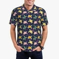 thumbnail image 1 of Rateoe Turtle Pattern Men's Short Sleeve Polo Shirts, Golf Polo Shirts Short Sleeve Performance Moisture Wicking Dry-XX-Large, 1 of 6