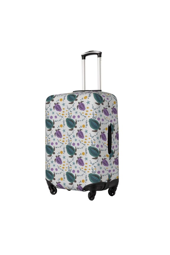 Turtle Printed Luggage Cover, Suitcase Protector Fits 18-32 Inch Luggage-Small