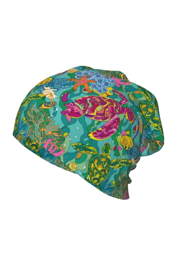 Turtles Kids Beanie Warm Knit Beanie Hats Boys Girls Winter Hat Soft Slouchy Hats for Kids