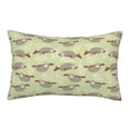 thumbnail image 1 of Rateoe Twig Sloth Pattern Pillow Covers with Invisible Zipper(Pillows are not Included) Standard Pillowcases-16"x24", 1 of 6