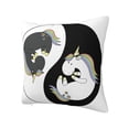 thumbnail image 1 of Rateoe Unicorn in Yoga Pattern Throw Pillow Cover Premium Pillow Stuffer Sham Square for Decorative Cushion Bed Couch Sofa(Pillow insert not included), 1 of 8