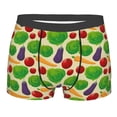 thumbnail image 1 of Rateoe Vegetable Mens Boxer Briefs Poly Spandex Performance Boxer Briefs Underwear Hem Boxer Briefs - X-Large, 1 of 8