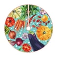 thumbnail image 1 of Rateoe Vegetable Pattern Christmas Tree Skirt with Ties , Christmas Tree Decorations, Farmhouse Christmas Decor Xmas Holiday Decorations-30", 1 of 6