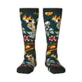 thumbnail image 1 of Rateoe Vintage Casino Chips Pattern Women’s Knee High Crew Socks,Trouser Socks Comfortable, Breathable, Moisture-Wicking and Soft, 1 of 6