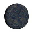thumbnail image 1 of Rateoe Vintage Chrysanthemum Pattern Tire Cover Wheel Protectors Weatherproof Wheel Covers Universal Fit for Trailer Rv SUV Truck Camper Travel Trailers Accessories-14 inch, 1 of 6