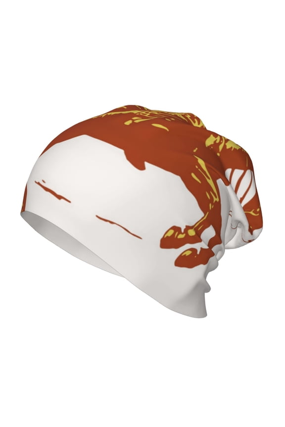 Vintage Cowboy On A Bronco Horse Kids Beanie Warm Knit Beanie Hats Boys Girls Winter Hat Soft Slouchy Hats for Kids