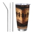 thumbnail image 1 of Rateoe Vintage Family History Book Printed Car Guy Gifts for Men Women Tumbler - 20oz/590ml Double Wall Vacuum Insulated Stainless Steel Travel Tumbler Cups with Lid & Straw-Straw Three-piece Set, 1 of 8