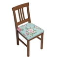 thumbnail image 1 of Rateoe Vintage Floral Pattern Square Couch Cushion Covers, Sofa Furniture Protector Slipcover with Bottom Tie rope, Soft Non-Slip Non-Wrinkle Non-Sticky-Two Pieces, 1 of 7