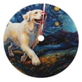 thumbnail image 1 of Rateoe Vintage Starry Sky Labrador A Print Christmas Tree Skirt 48" for Xmas Holiday New Year Party Circle Tree Mat Ornaments Decoration, 1 of 7