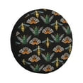 thumbnail image 1 of Rateoe Wasp Cockchafer Butterfly Pattern Tire Cover Wheel Protectors Weatherproof Wheel Covers Universal Fit for Trailer Rv SUV Truck Camper Travel Trailers Accessories-16 inch, 1 of 6
