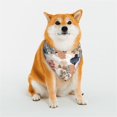 thumbnail image 1 of Rateoe Watercolor Plants Print Pet Scarf for Dogs and Cats – Stylish Reflective Design, Breathable & Durable Pet Bandana with Quick-Release Buckle-Small, 1 of 5