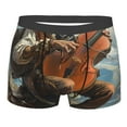 thumbnail image 1 of Rateoe Western Guitar Cowboy Mens Boxer Briefs Poly Spandex Performance Boxer Briefs Underwear Hem Boxer Briefs - X-Large, 1 of 8