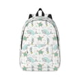 thumbnail image 1 of Rateoe Whale And Turtle Pattern Canvas College Laptop Backpack,Travel Daypack,Durable Rucksack Travel Notebook Bag School Backpack Book Bag for Men Women-Small, 1 of 7