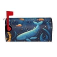 thumbnail image 1 of Rateoe Whimsical Underwater Fantasy Printed Mailbox Covers - Easy to Install Fall, Winter, Spring, Summer Mailbox Cover - Weather and UV-Resistant Mailbox Decor - Mailbox Magnetic Covers-25.5x21 in, 1 of 8