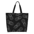 thumbnail image 1 of Rateoe White Pineapples Tote Bag - Waterproof Lightweight Handbags Travel Shoulder Bag for Hiking Yoga Gym Swimming Travel Beach, 1 of 8