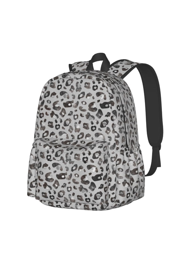 Wild Animal Leopard Print Pattern Student Backpack,Backpack for School,Lightweight Bag,Travel Backpack,Outdoor Backpack,Large Capacity Backpack