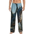 thumbnail image 1 of Rateoe Wild Blue Cool Dragon Pattern Men’s Ultra-Soft Comfy Pajama Lounge Pants Sleepwear,Comfortable Lounge Wear,lightweight Pajamas, Casual Home Wear-Large, 1 of 6