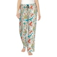 thumbnail image 1 of Rateoe Wild Sea Life Pattern Women’s Ultra-Soft Comfy Pajama Lounge Pants Sleepwear,Comfortable Lounge Wear,lightweight Pajamas, Casual Home Wear-X-Large, 1 of 6