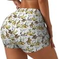 thumbnail image 1 of Rateoe Wild West Western Printed Power Workout Shorts for Women Tummy Control Squat Proof Ribbed Thick Seamless Scrunch Active Short-Medium, 1 of 8