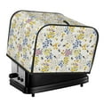 thumbnail image 1 of Rateoe Wildflower Honeybee Pattern Toaster Covers 4 Slice Wide Slot,Bread Machine Cover,Bread Dust Cover & Fingerprint Protection,Appliance Covers, 1 of 6
