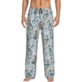thumbnail image 1 of Rateoe Winter Gnome And Snowman Pattern Men’s Ultra-Soft Comfy Pajama Lounge Pants Sleepwear,Comfortable Lounge Wear,lightweight Pajamas, Casual Home Wear-XX-Large, 1 of 6