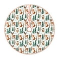 thumbnail image 1 of Rateoe Winter Woodland Friends Pattern Christmas Tree Skirt with Ties, Christmas Tree Decorations, Farmhouse Christmas Decor Xmas Holiday Decorations-30", 1 of 6