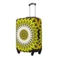 thumbnail image 1 of Rateoe Yellow Mandala Printed Luggage Cover, Suitcase Protector Fits 18-32 Inch Luggage-X-Large, 1 of 7