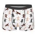 thumbnail image 1 of Rateoe Yoga Labrador Retriever Mens Boxer Briefs Poly Spandex Performance Boxer Briefs Underwear Hem Boxer Briefs - X-Large, 1 of 8