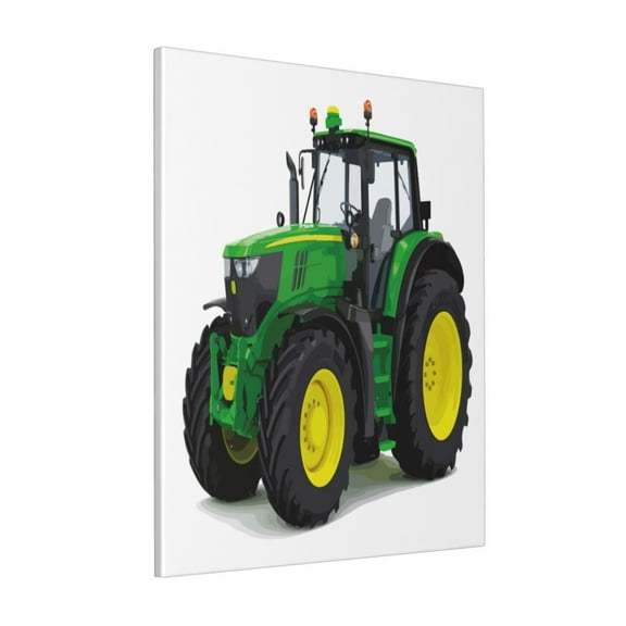 Rateoe big farm tractor Pattern Decorative Picture – Unique Modern Wall Art, Ready-to-Hang Canvas Print for Home (Vertical)