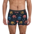 thumbnail image 1 of Rateoe cartoon doodle octopus Mens Boxer Briefs Poly Spandex Performance Boxer Briefs Underwear Hem Boxer Briefs-Medium, 1 of 5